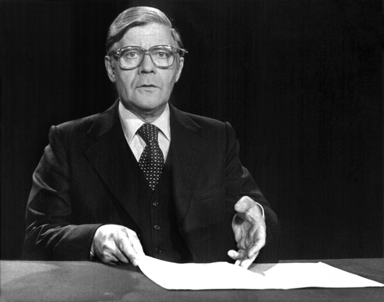 On 5 September 1977, Chancellor Helmut Schmidt (SPD) made a televised statement regarding the kidnapping of Hanns Martin Schleyer, President of the Confederation of German Employers’ Associations.