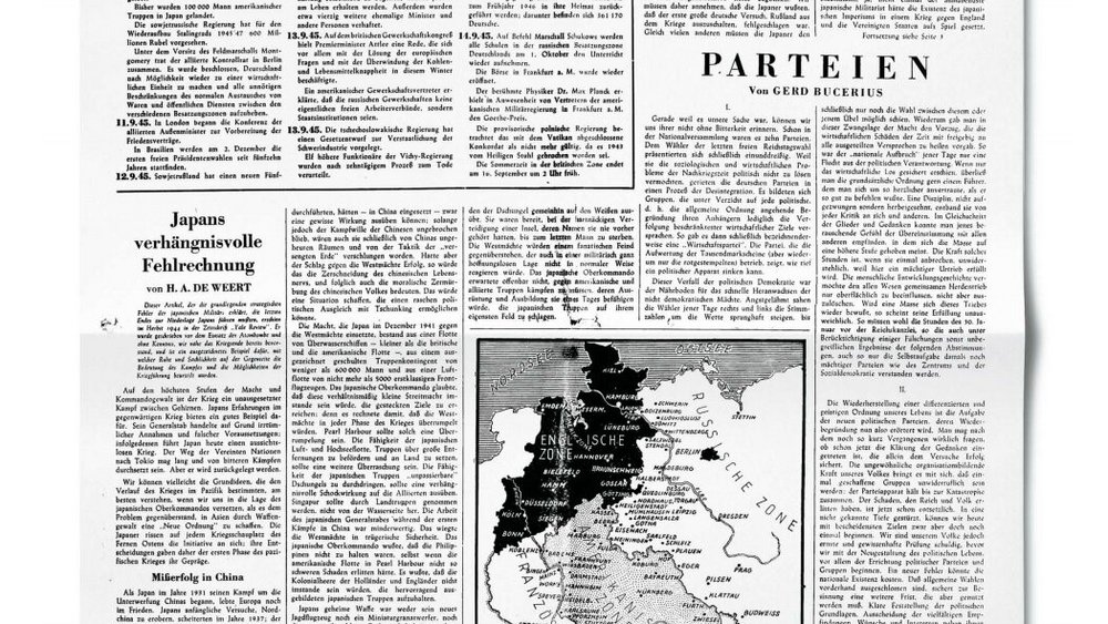 Die Nullnummer der Zeit.
