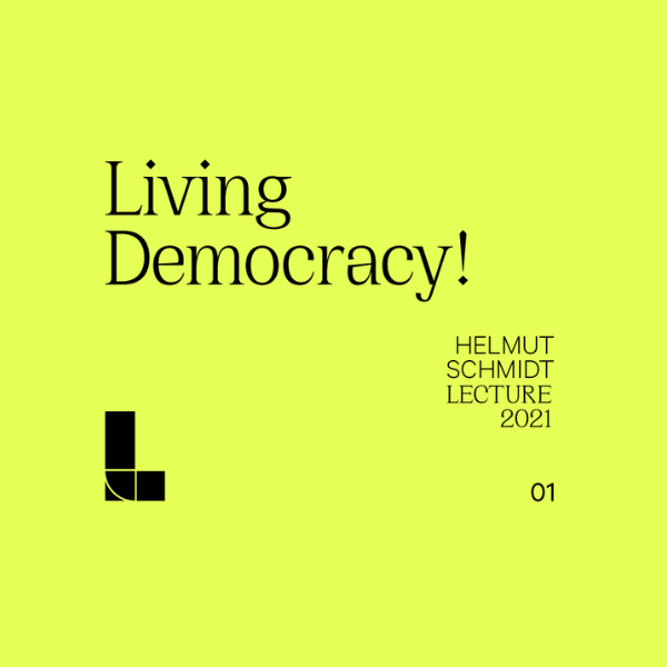 Grafische Darstellung des Übersichtsbildes des Magazins Living Democracy