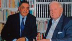 Romani Rose and Helmut Schmidt
