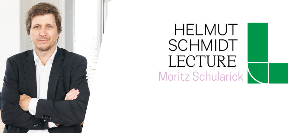 Header of Helmut Schmidt Lecture 2023. Left: Moritz Schularik