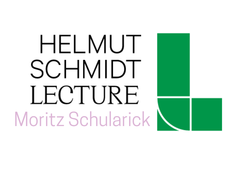 Titelbild der Helmut Schmidt Lecture 2023. Links: Moritz Schularik