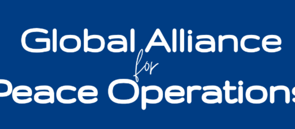 [Translate to English:] Logo Global Alliance for Peace Operations