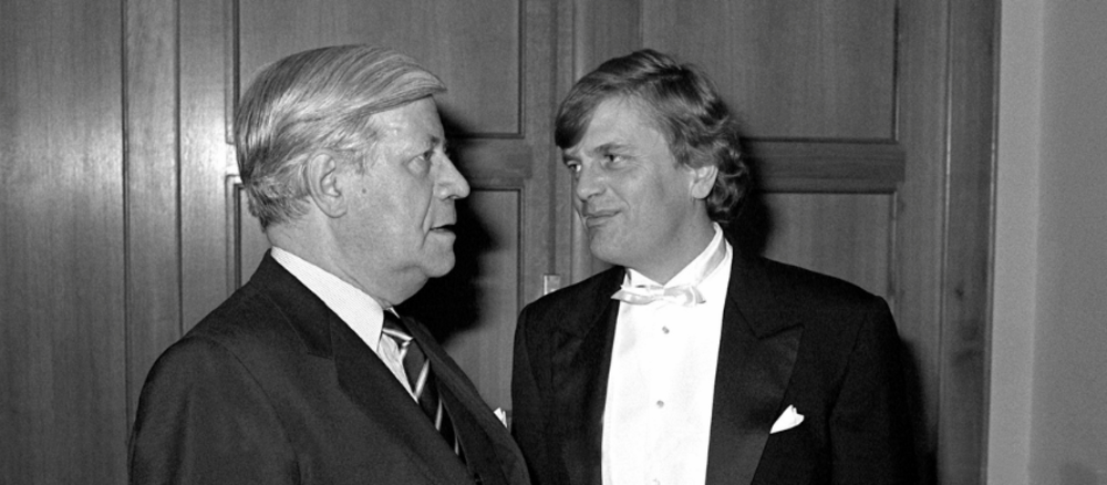 Justus Frantz mit Helmut Schmidt