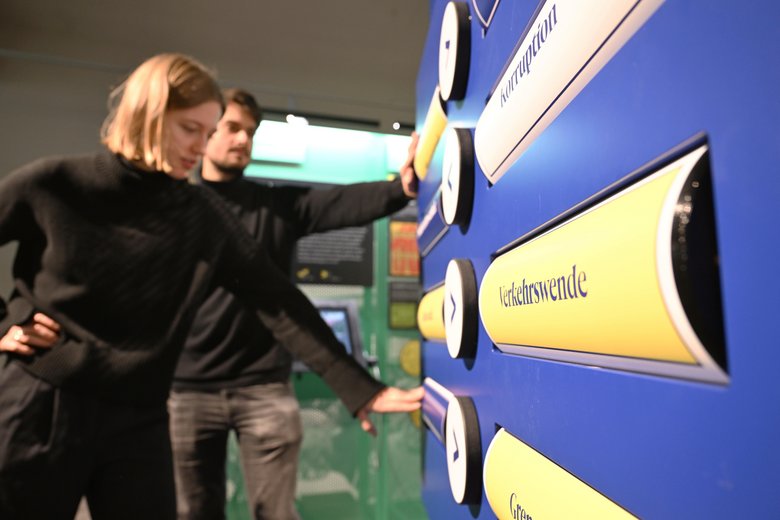 Guests exploring the exhibition