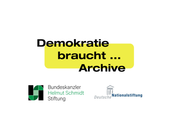 Grafik zeigt den Veranstaltungstitel sowie die Logos der Bundeskanzler Helmut Schmidt Stiftung und der Deutschen Nationalstiftung.
