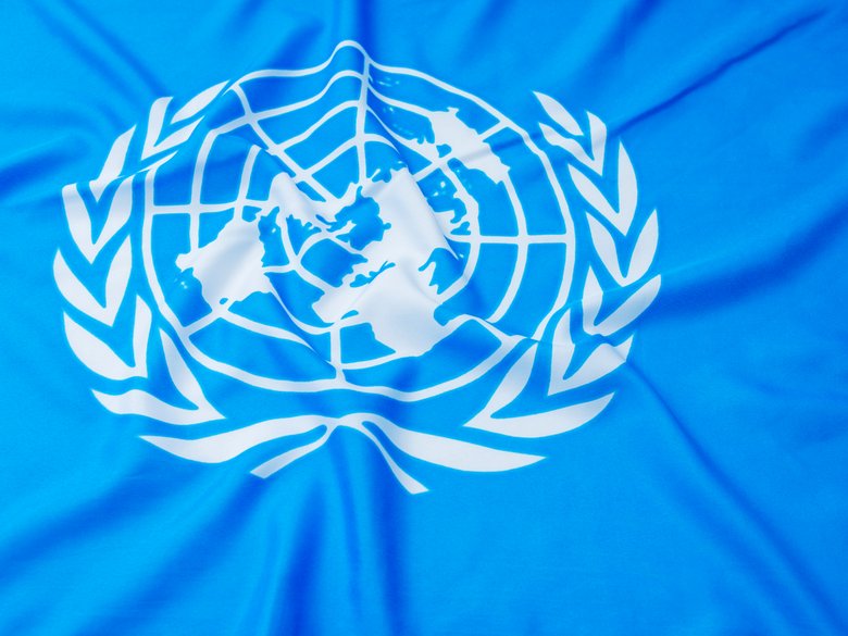 [Translate to English:] UN Flagge