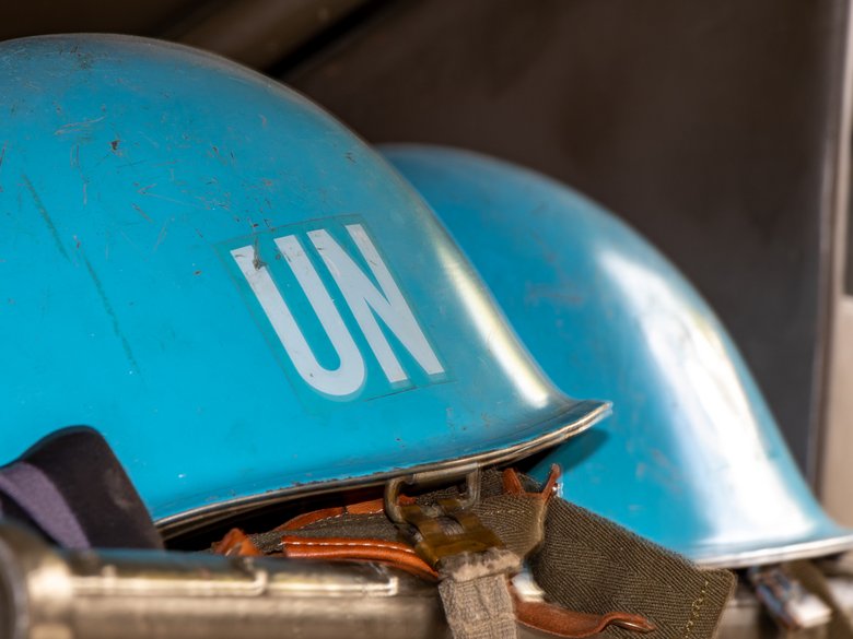 [Translate to English:] UN Blauhelme
