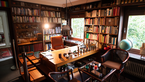Blick in das Arbeitszimmer von Helmut Schmidt