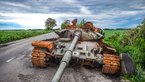 Demolierter Panzer