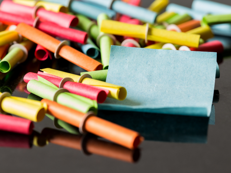 Colourful flyers