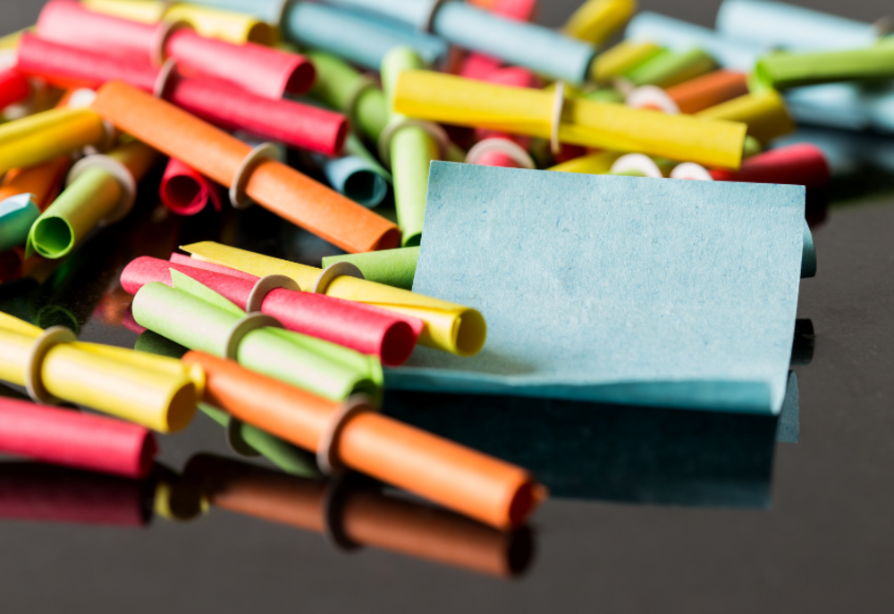Colourful flyers