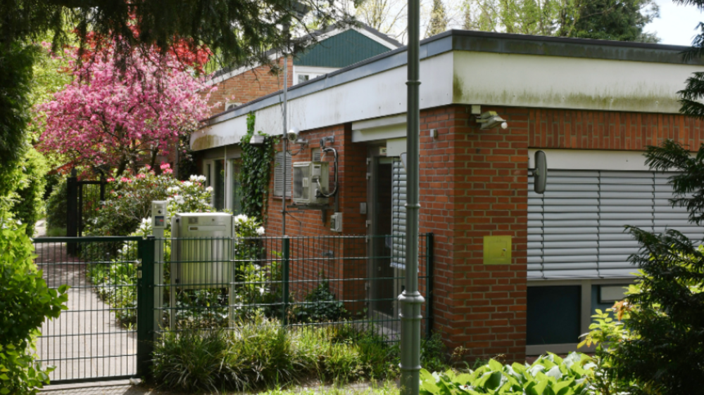 Helmut and Loki Schmidt's house from the outside