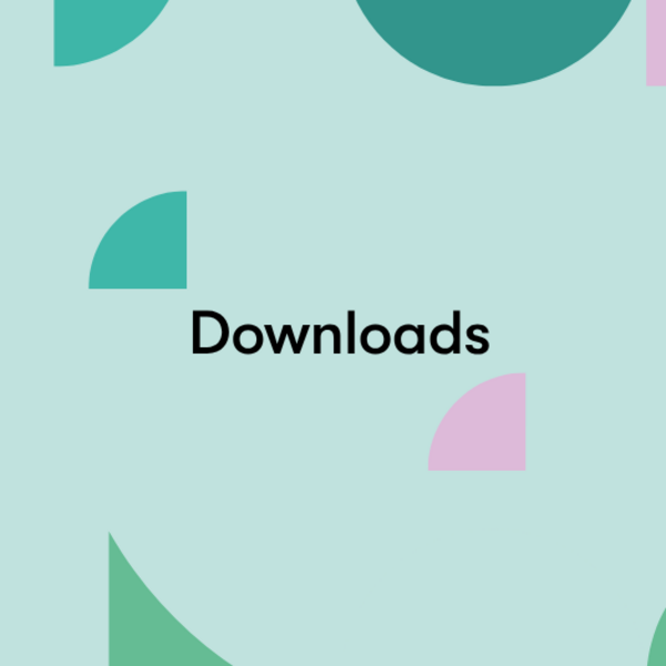 Grafische Formen mit dem Schriftzug Downloads