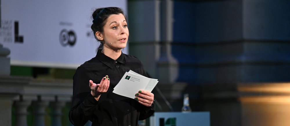 Elisabeth Winter auf Bühne