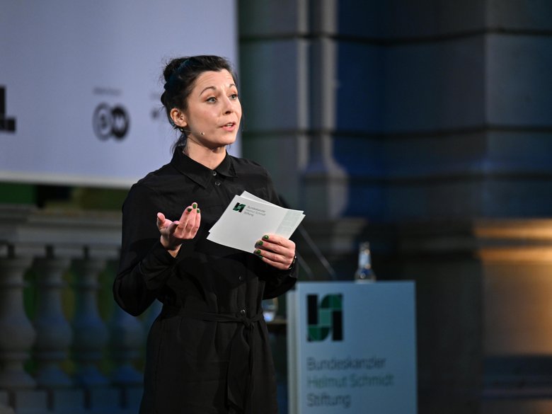 Elisabeth Winter auf Bühne