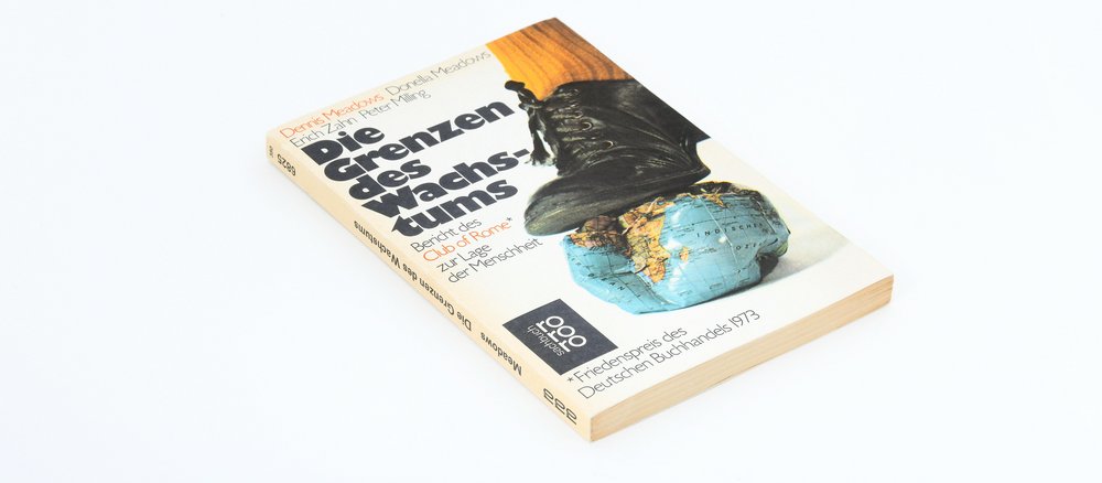 Titelcover of the book "Die Grenzen des Wachstums"
