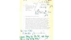 A typed letter with handwritten notes.