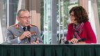 General Carsten Breuer und Dr. Jacqueline Boysen auf dem Podium