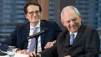 Dr. Meik Woyke und Dr. Wolfgang Schäuble im Gespräch
