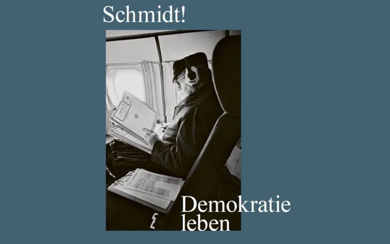 Cover des Begleitbands zur Ausstellung „Schmidt! Demokratie leben“ der Bundeskanzler-Helmut-Schmidt-Stiftung