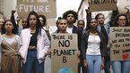 Fridays for Future activists with demonstration signs