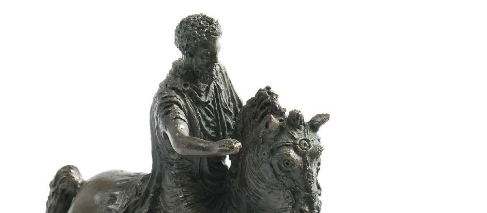 Miniature equestrian statue of Marcus Aurelius