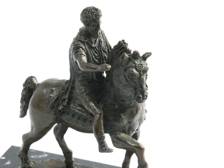 Miniature equestrian statue of Marcus Aurelius