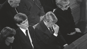 Helmut Schmidt at the funeral service